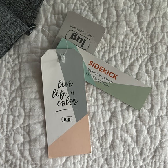 Lug Sidekick excursion pouch w/ RFID NWT black/grey color - Picture 7 of 7